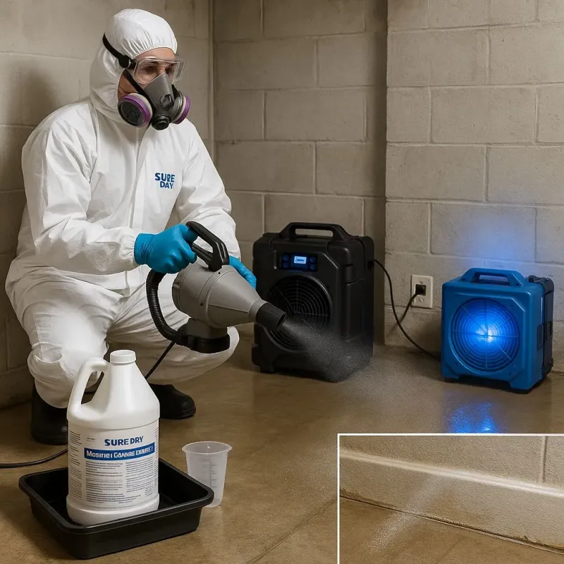 Sanitization and Odor Removal process in Marlette, MI