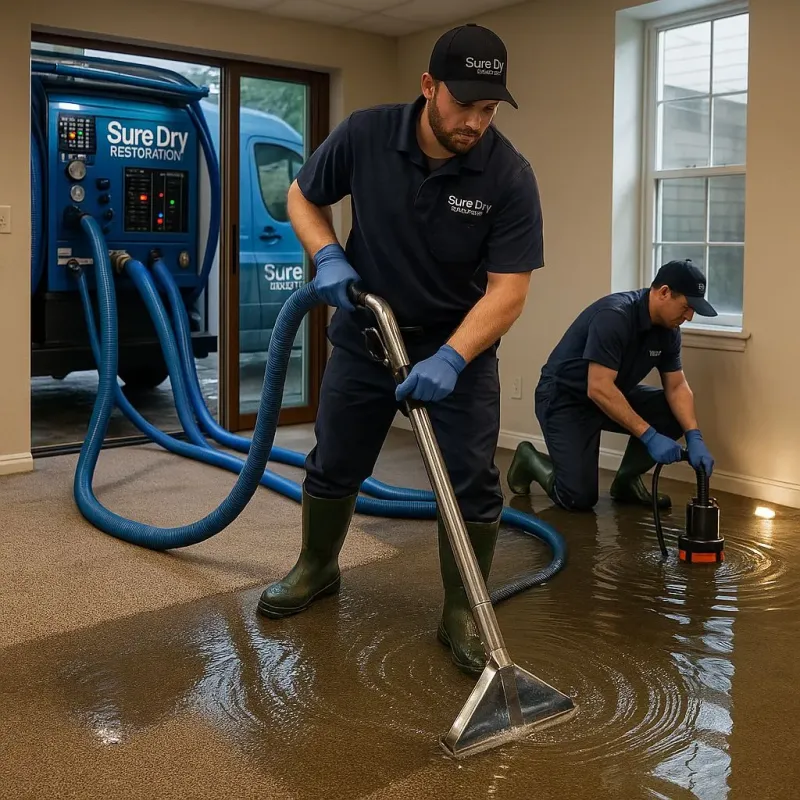 Water Extraction and Removal process in Marlette, MI